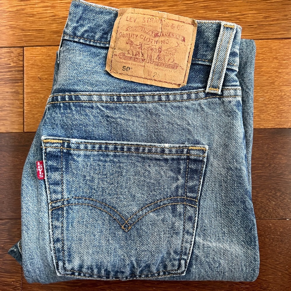 RARE FIND: LEVI'S 501 XX W28 L32 made in USA Vintage 2000